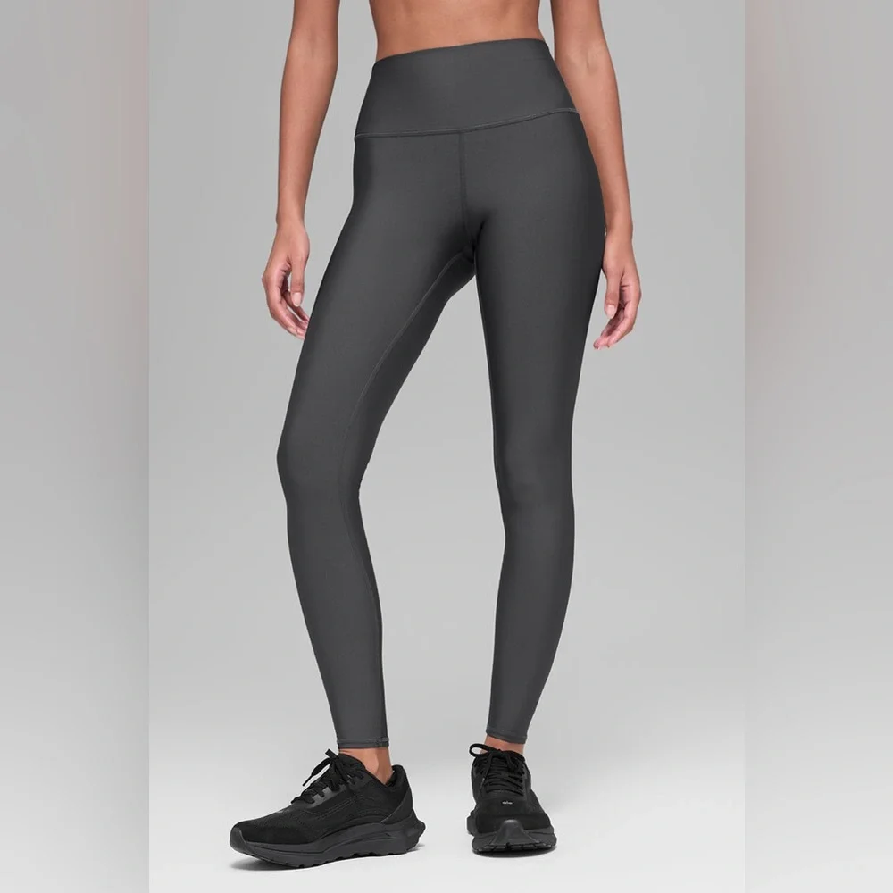 ALO Yoga | Full Length High-Waist Airlift Leggings in Anthracite Grey Size Large